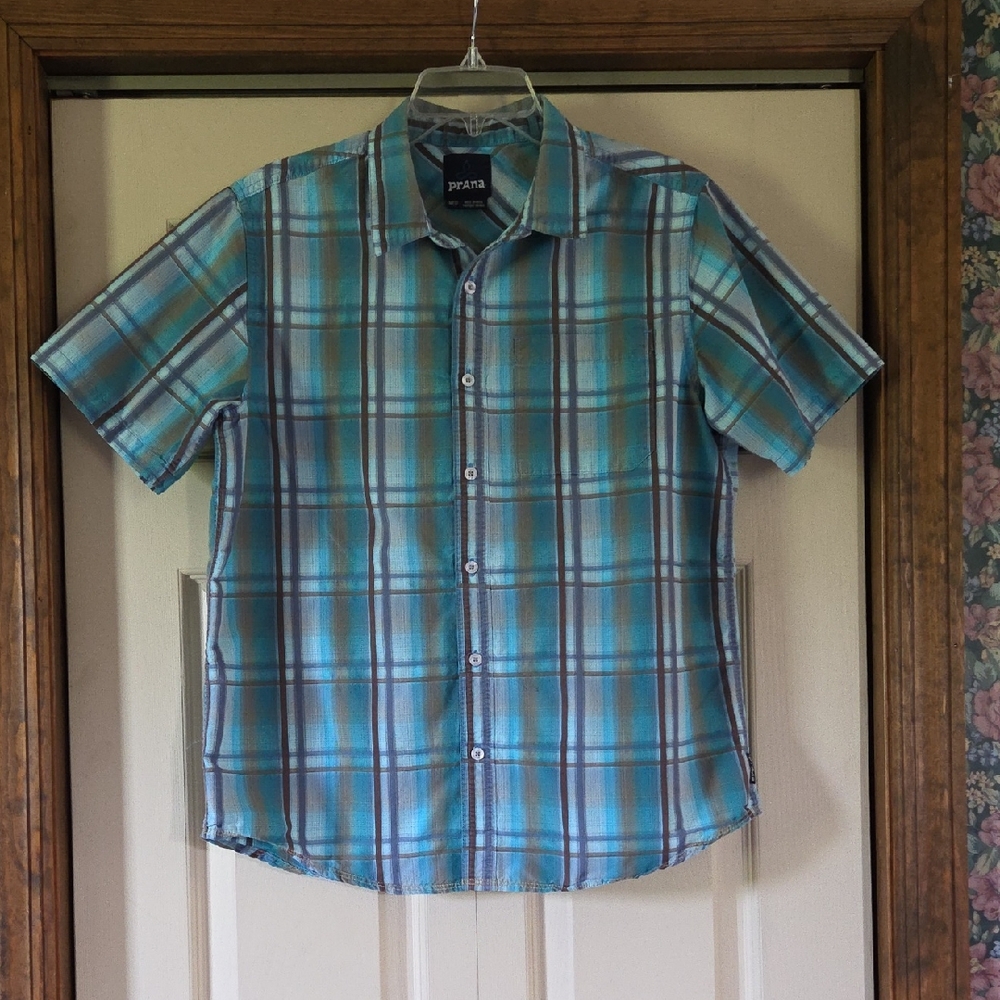 Prana Plaid Men's Shirt